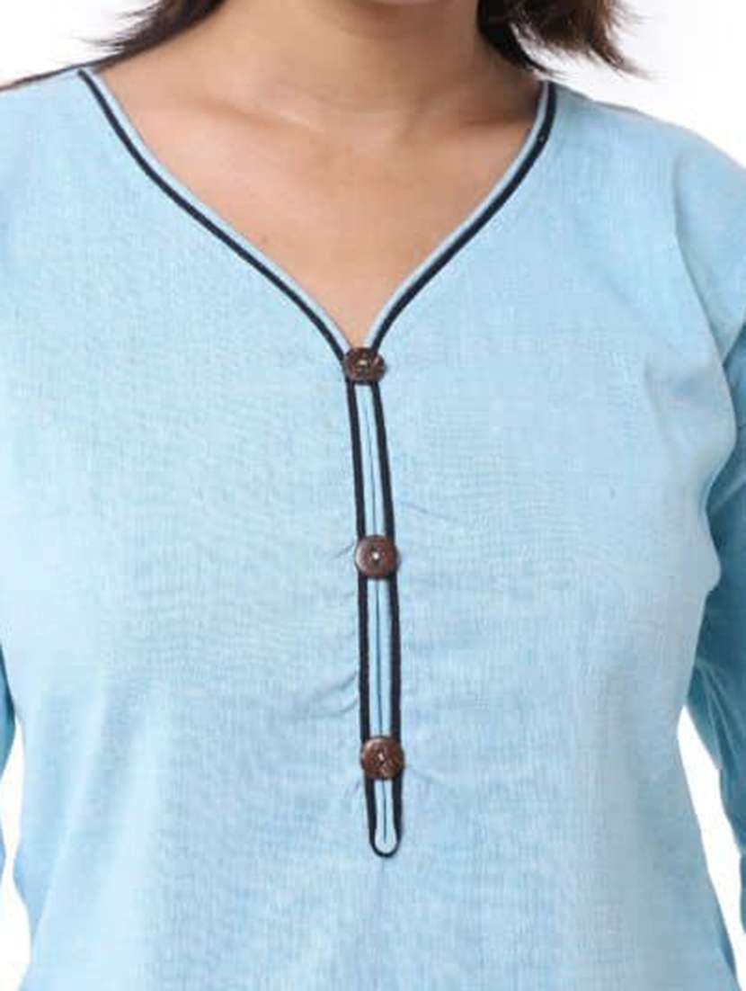 Women Pack Of 2 Three Quarter Sleeve Straight Kurta - 22588871 -  Standard Image - 6