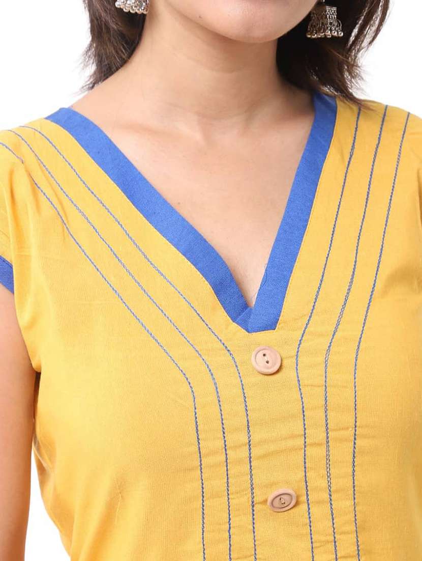Women Pack Of 2 Solid Three Quarter Sleeves Straight Kurta - 22588876 -  Standard Image - 6