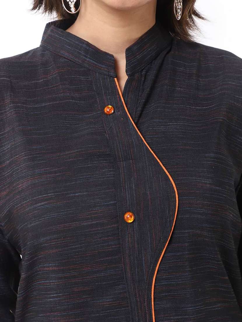 Women Pack Of 2 Self Design Three Quarter Sleeves Straight Kurta - 22588909 -  Standard Image - 6