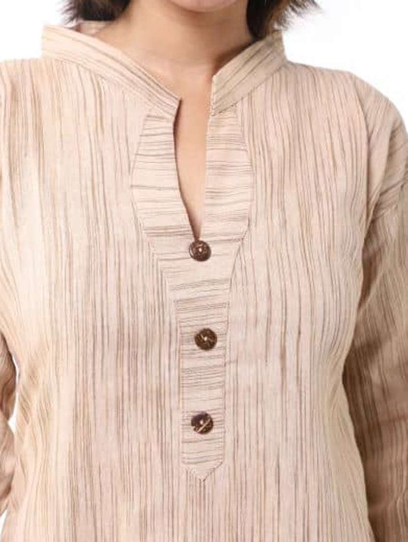 women pack of 2 three quarter sleeve straight kurta - 22589014 -  Standard Image - 6