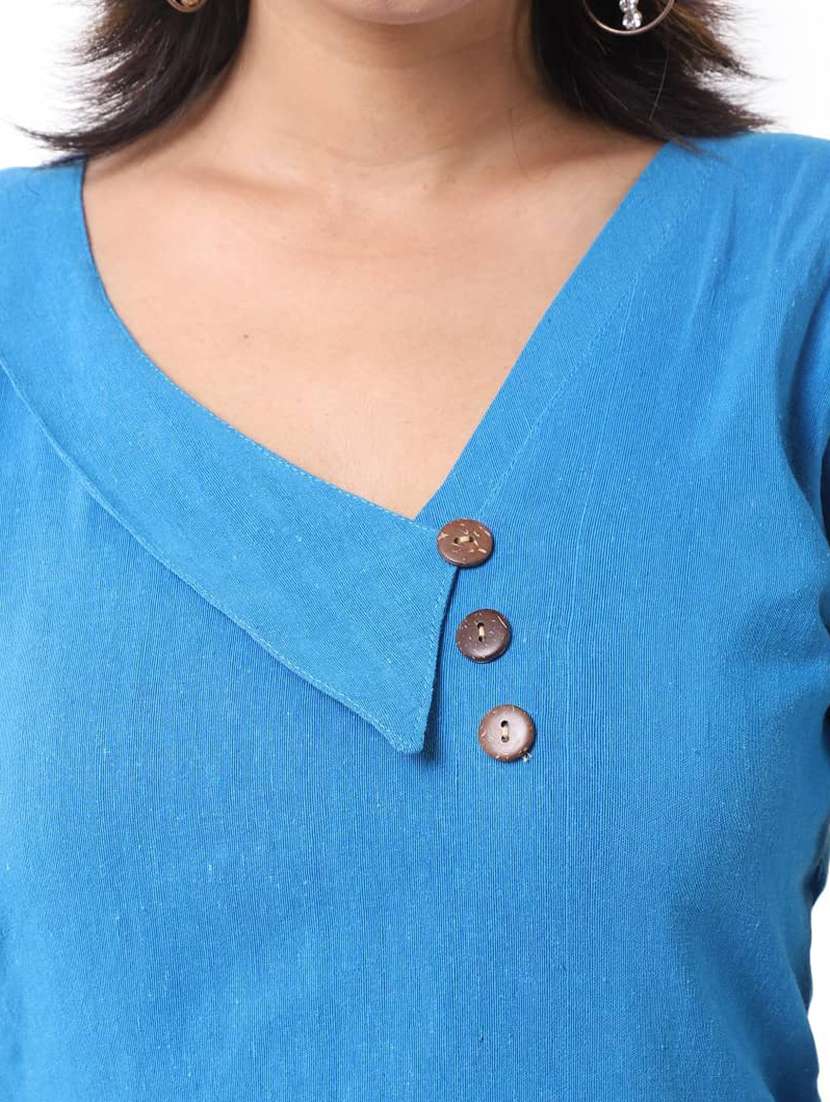 Women Pack Of 2 Three Quarter Sleeve Straight Kurta - 22589015 -  Standard Image - 6
