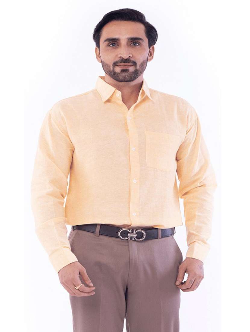 Men Pack Of 2 Solid Long Sleeves Regular Fit Shirt - 22589094 -  Standard Image - 1