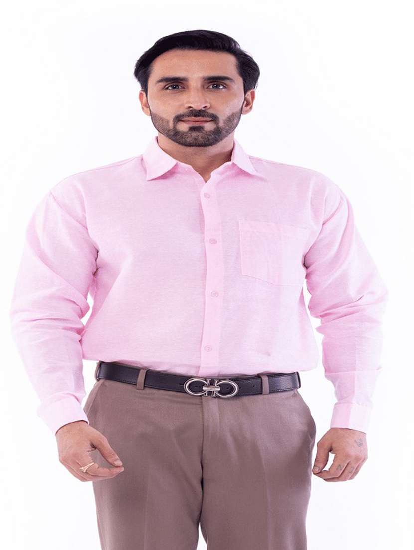 men pack of 2 solid long sleeves regular fit shirt - 22589097 -  Standard Image - 1