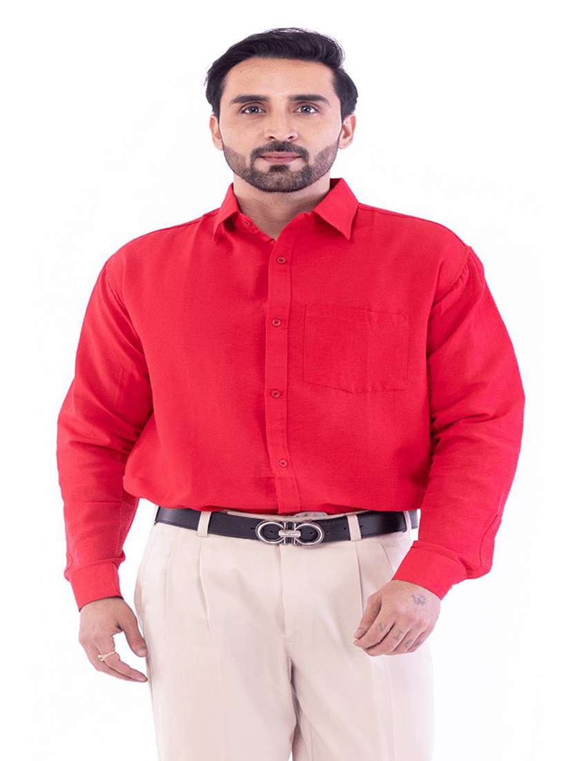 men pack of 2 solid long sleeves regular fit shirt - 22589097 -  Standard Image - 4