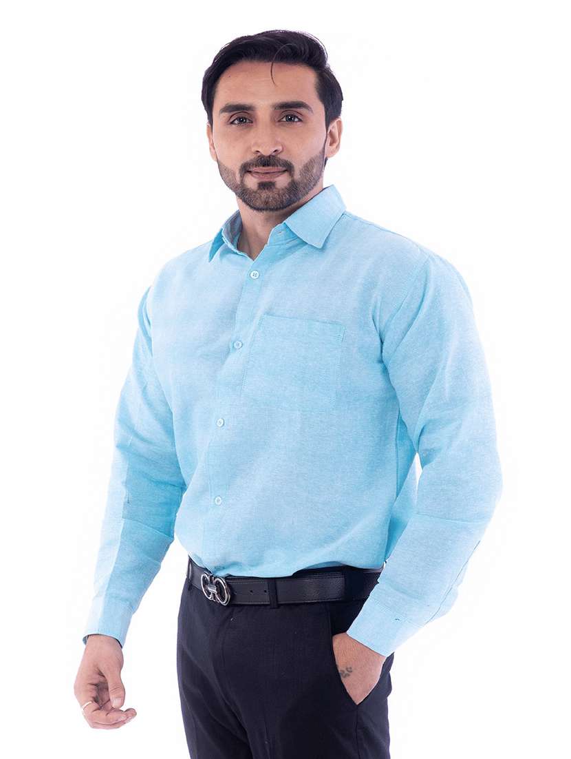 Men Pack Of 2 Solid Long Sleeves Regular Fit Shirt - 22589098 -  Standard Image - 1