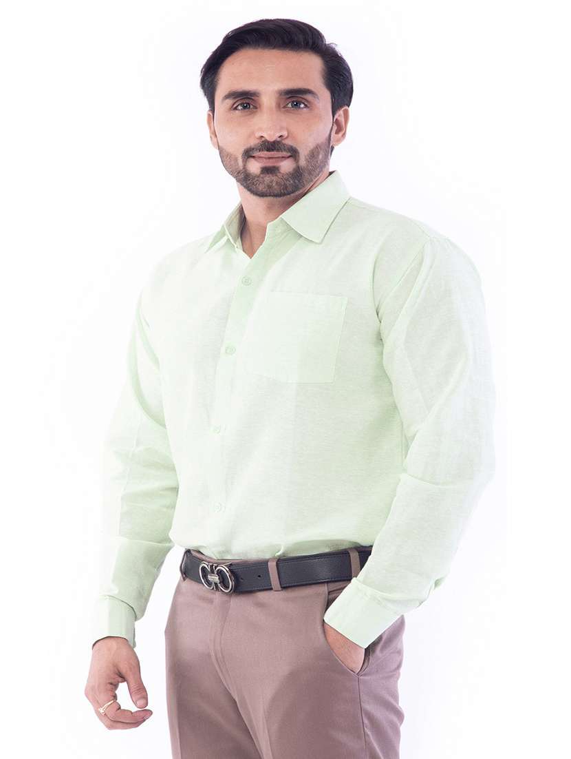 Men Pack Of 2 Solid Long Sleeves Regular Fit Shirt - 22589098 -  Standard Image - 4