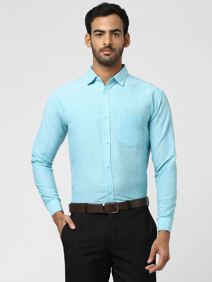 Men Pack Of 2 Solid Long Sleeves Regular Fit Shirt - 22589179 -  Standard Image - 1