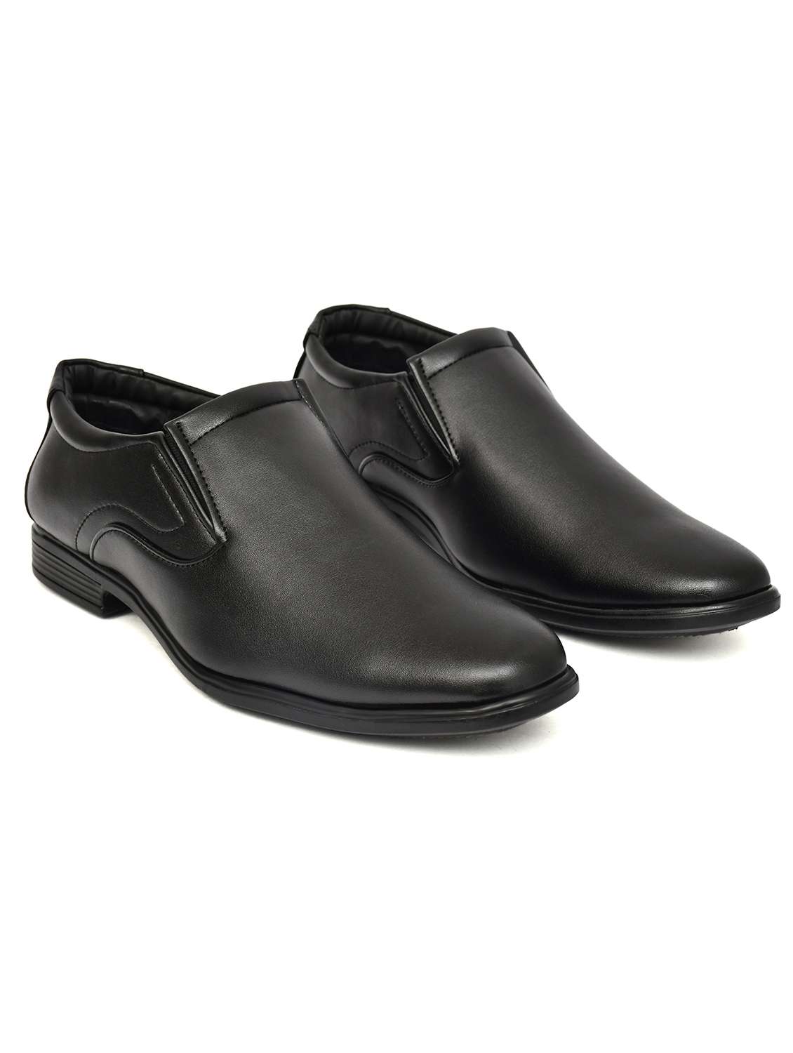Men Solid Slip On Formal Shoes - 22589301 -  Standard Image - 1