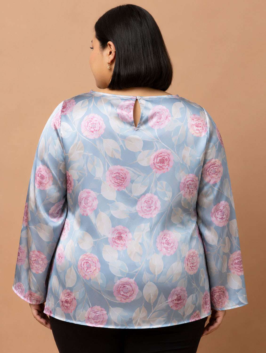Women Printed Bell Sleeves Regular Top - 22589315 -  Standard Image - 4