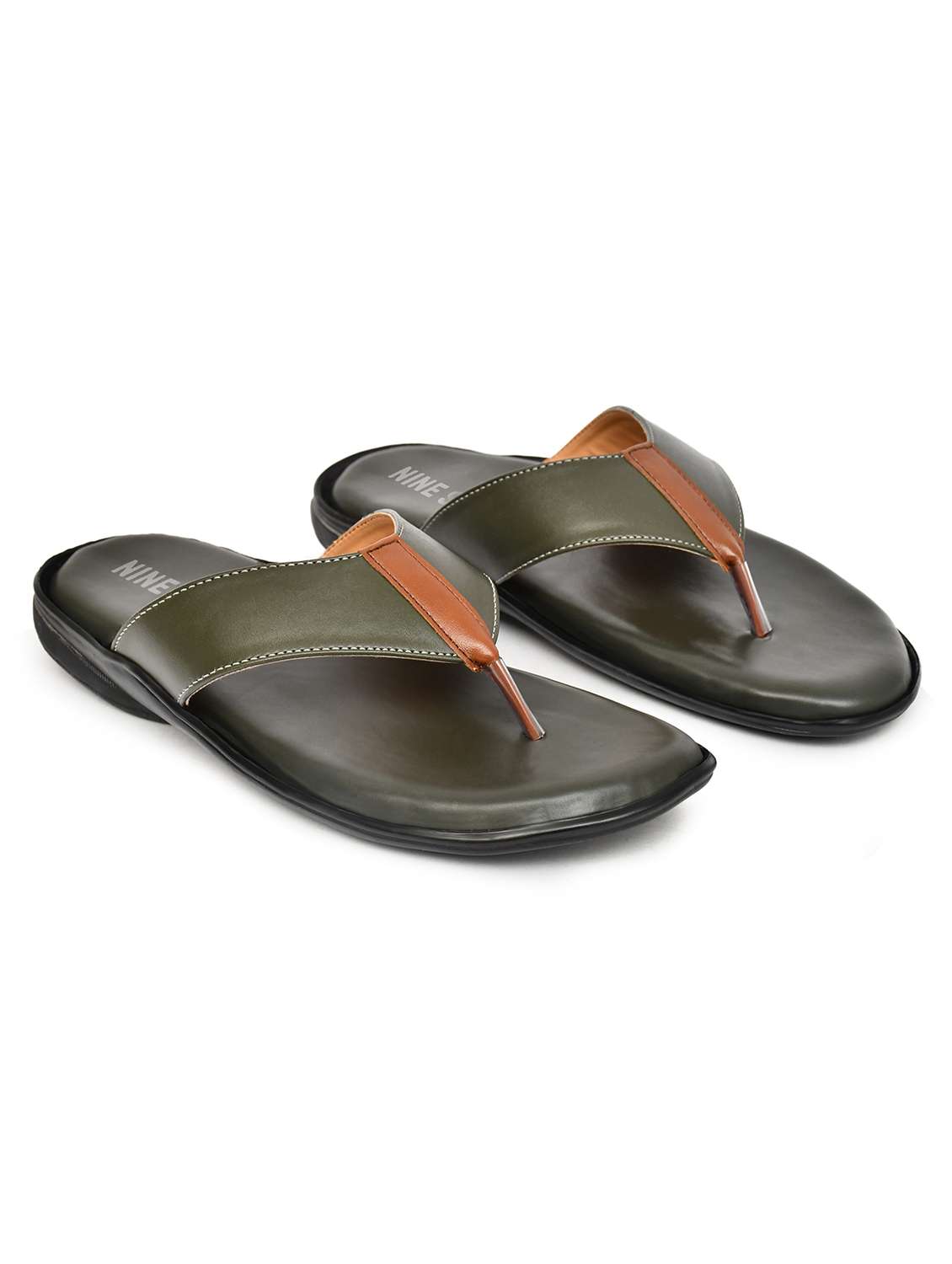 men solid toe separator sandal - 22589842 -  Standard Image - 1