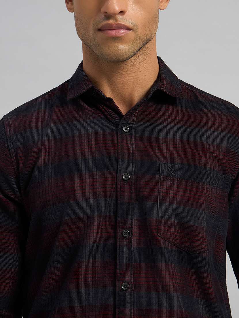 men checkered long sleeve regular fit casual shirt - 22589897 -  Standard Image - 1