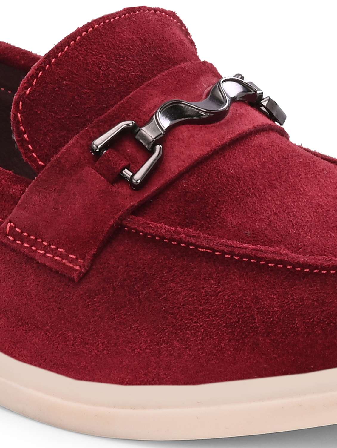 men solid slip on moccasins - 22589958 -  Standard Image - 4