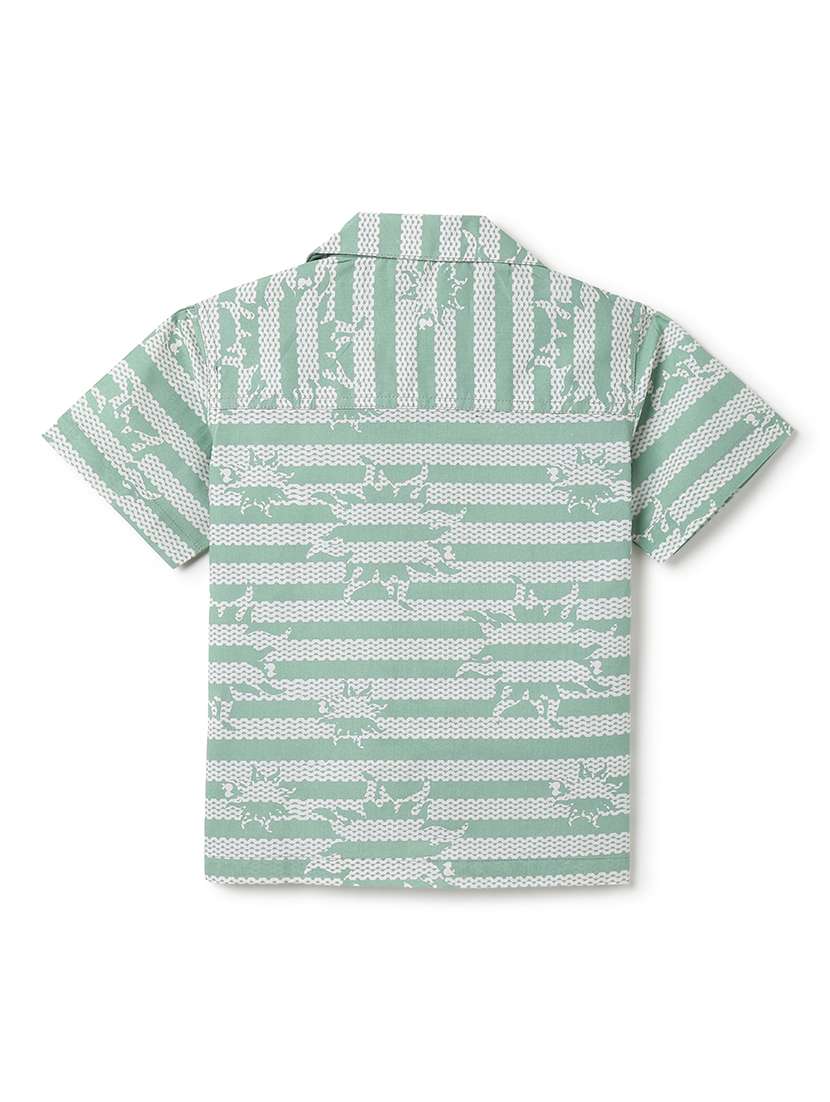 Boys Printed Short Sleeves Regular Shirt - 22589973 -  Standard Image - 1