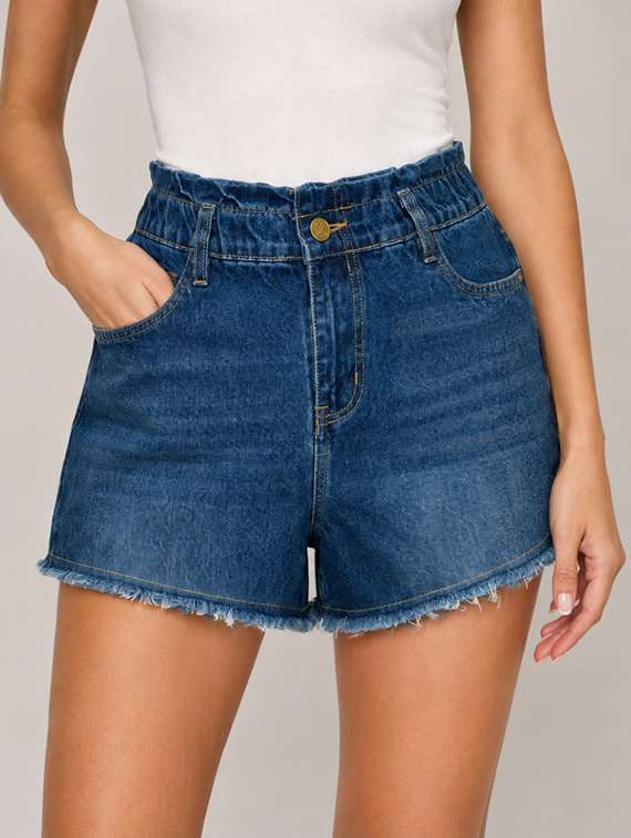 Women Washed High Rise Denim Shorts - 22590162 -  Standard Image - 1