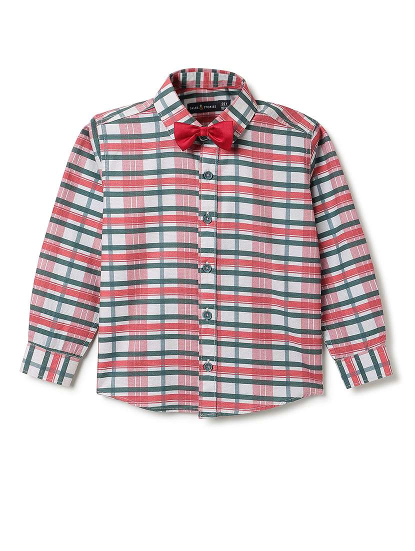Boys Printed Long Sleeves Regular Fit Shirt - 22590177 -  Standard Image - 1