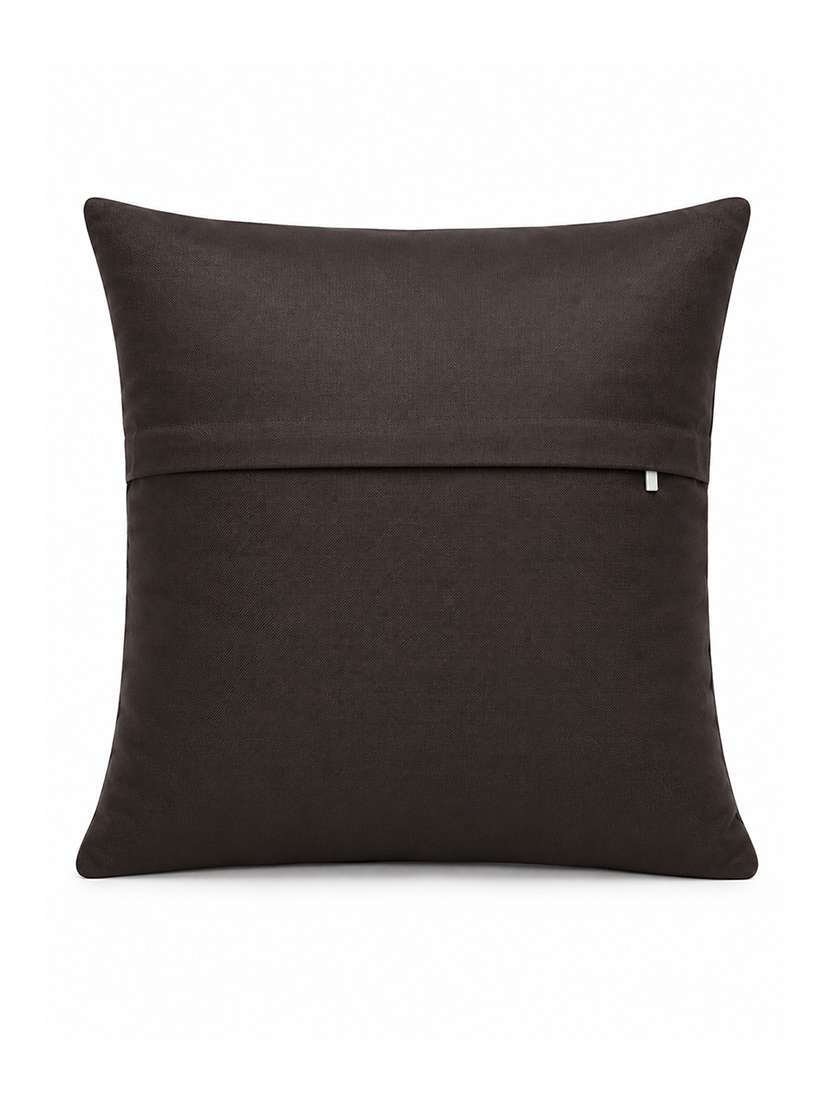 set of 2 quilted velvet decorative throw pillow cover, burgundy, diamond pattern 16x16inh - 22590222 -  Standard Image - 4