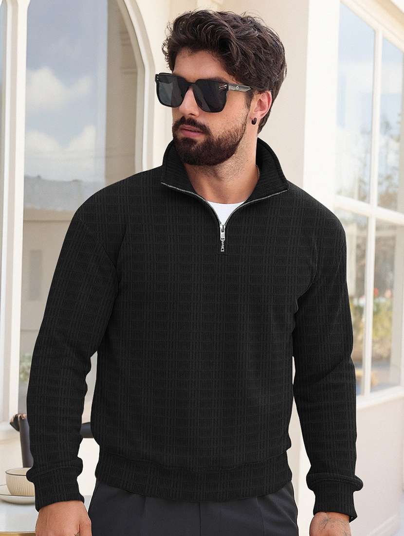 men self design long sleeve regular fit t-shirt - 22590231 -  Standard Image - 1