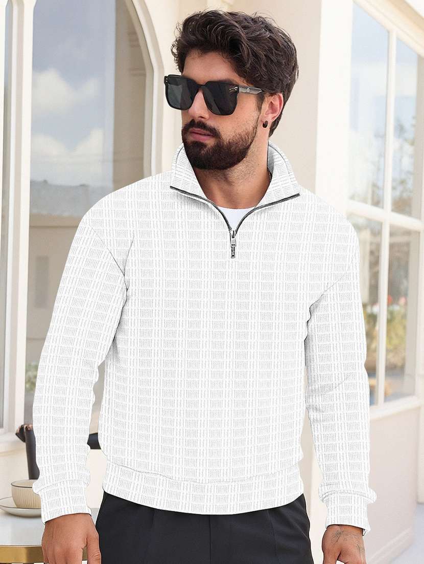 men self design long sleeve regular fit t-shirt - 22590235 -  Standard Image - 1