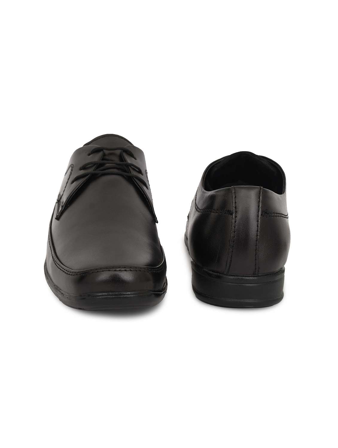 men solid lace up derby shoes - 22590327 -  Standard Image - 4