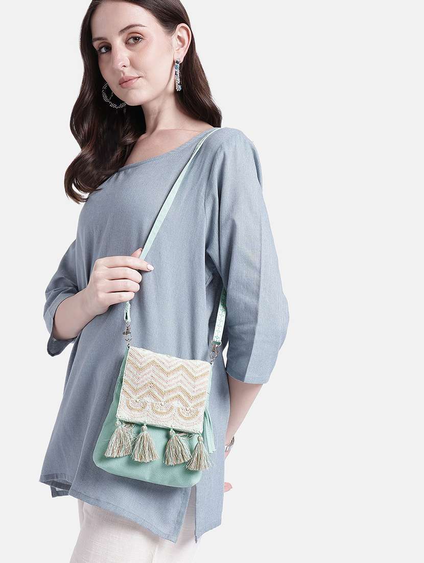 women embellished sling bag - 22590554 -  Standard Image - 4