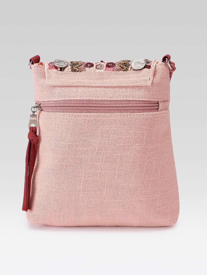 women embroidered sling bag - 22590556 -  Standard Image - 1
