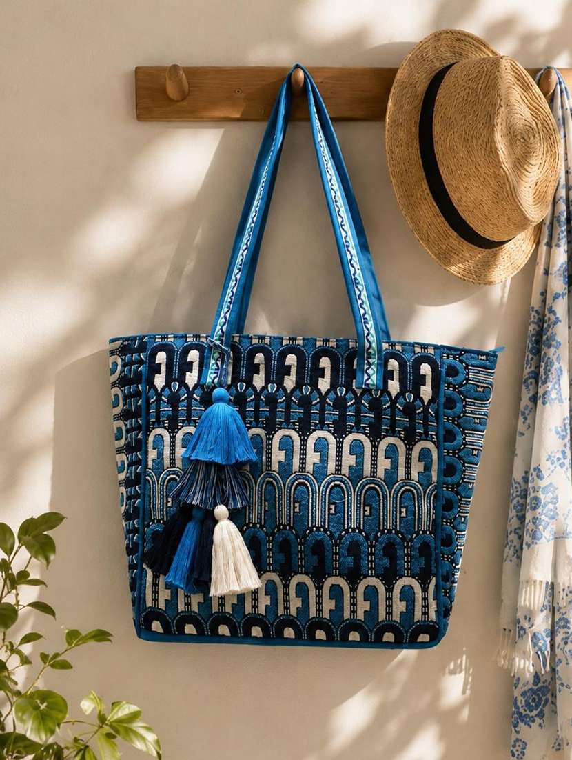 women embroidered regular tote bag 