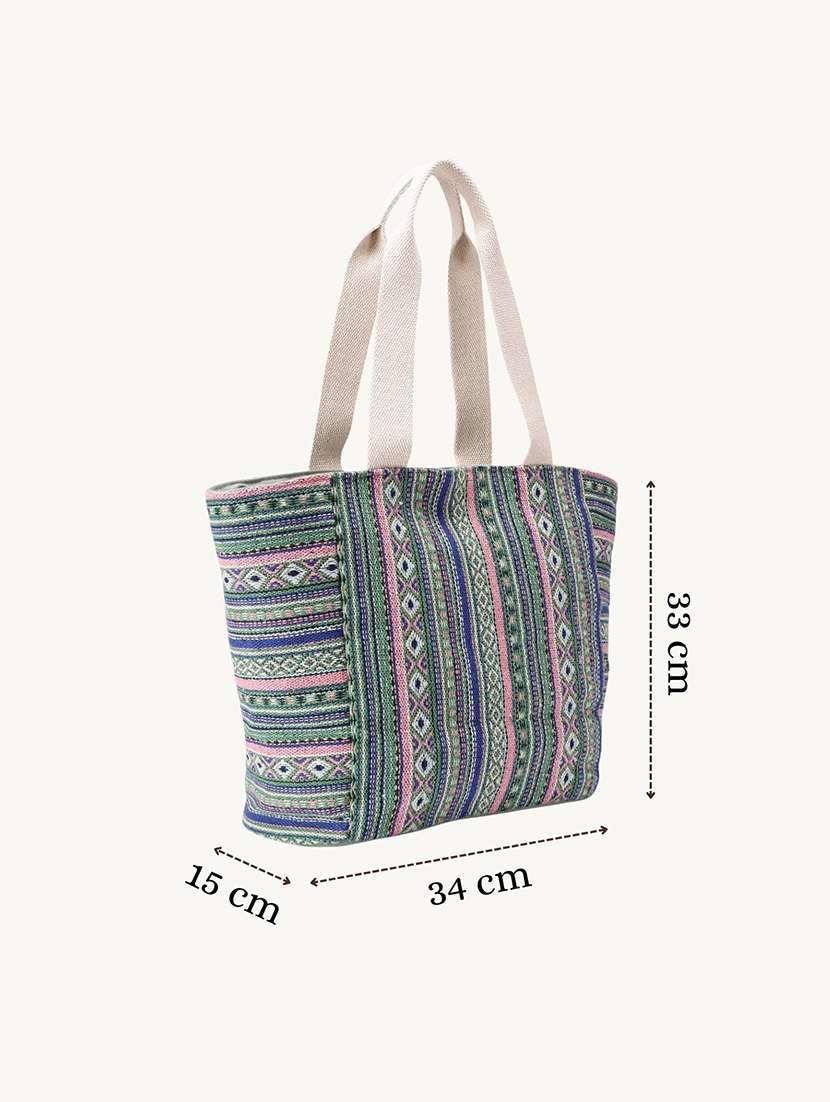 women embroidered regular tote bag - 22590687 -  Standard Image - 4