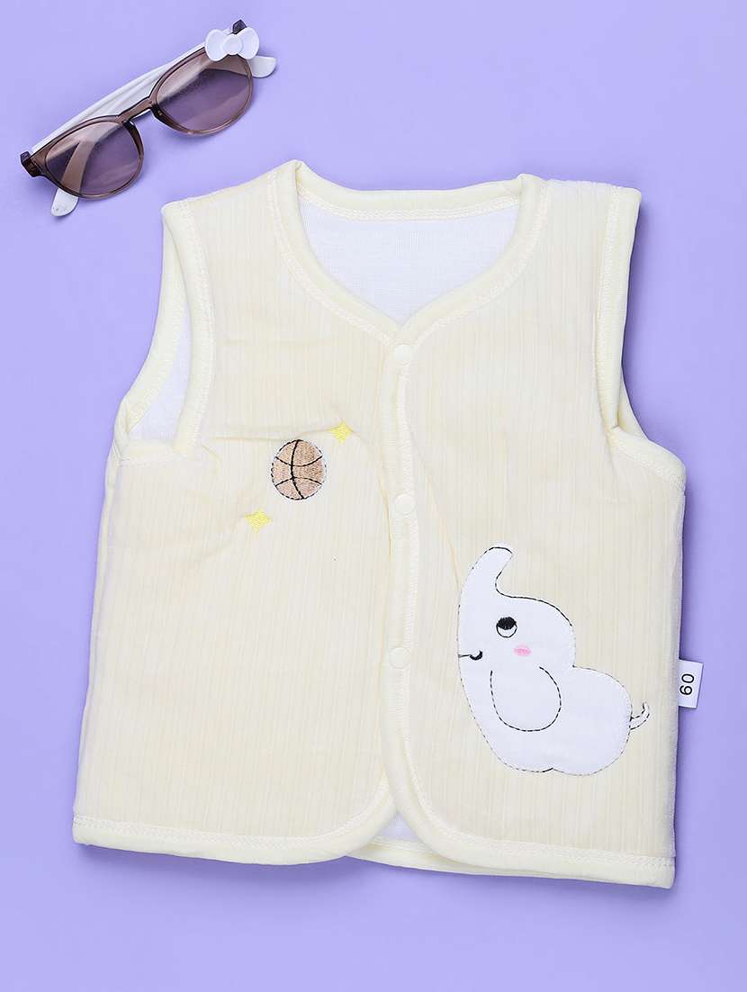Kids Self Design Sleeveless T-shirt - 22590928 -  Standard Image - 1