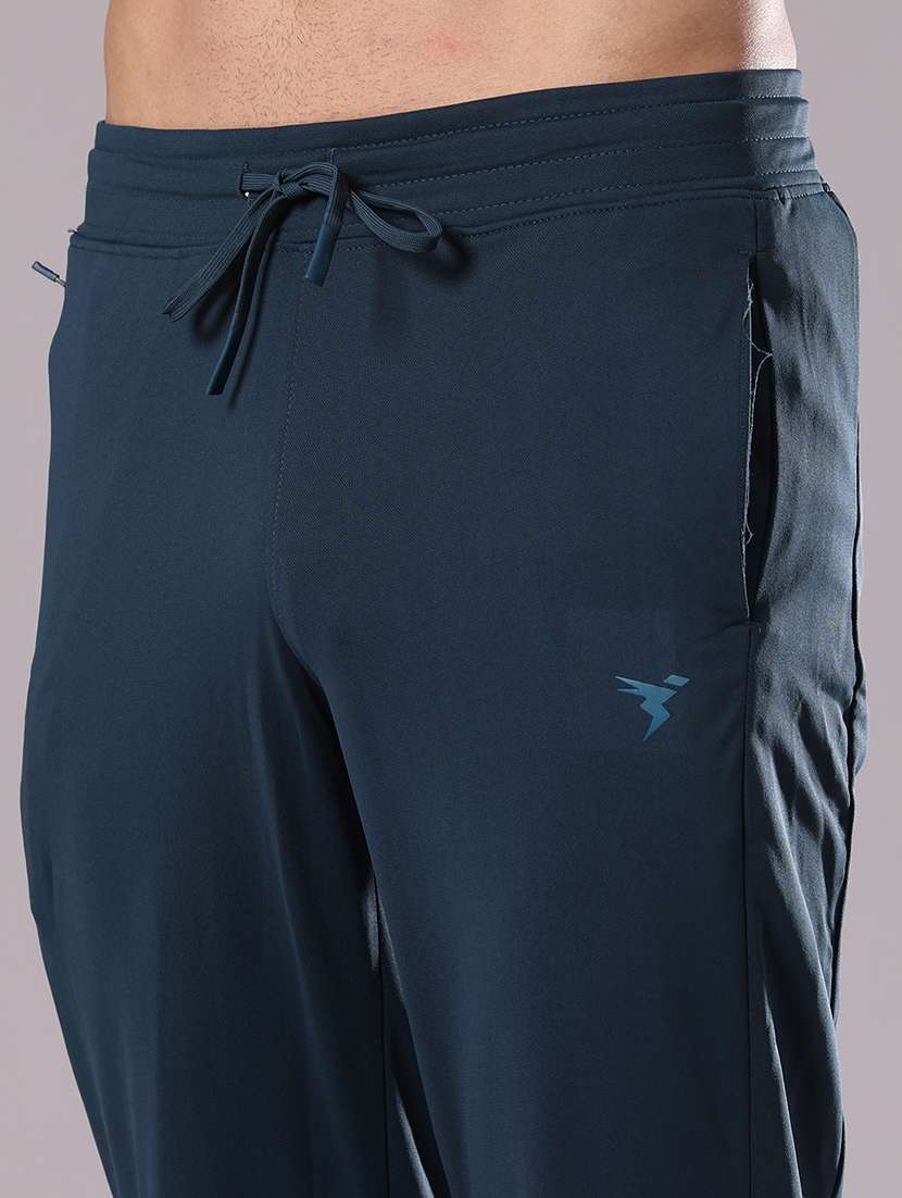Men Solid Mid Rise Full Length Track Pant - 22591485 -  Standard Image - 1