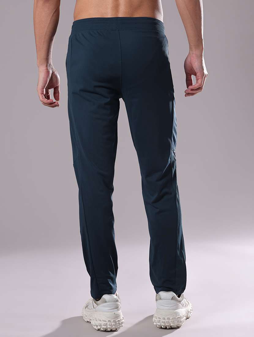 Men Solid Mid Rise Full Length Track Pant - 22591485 -  Standard Image - 4