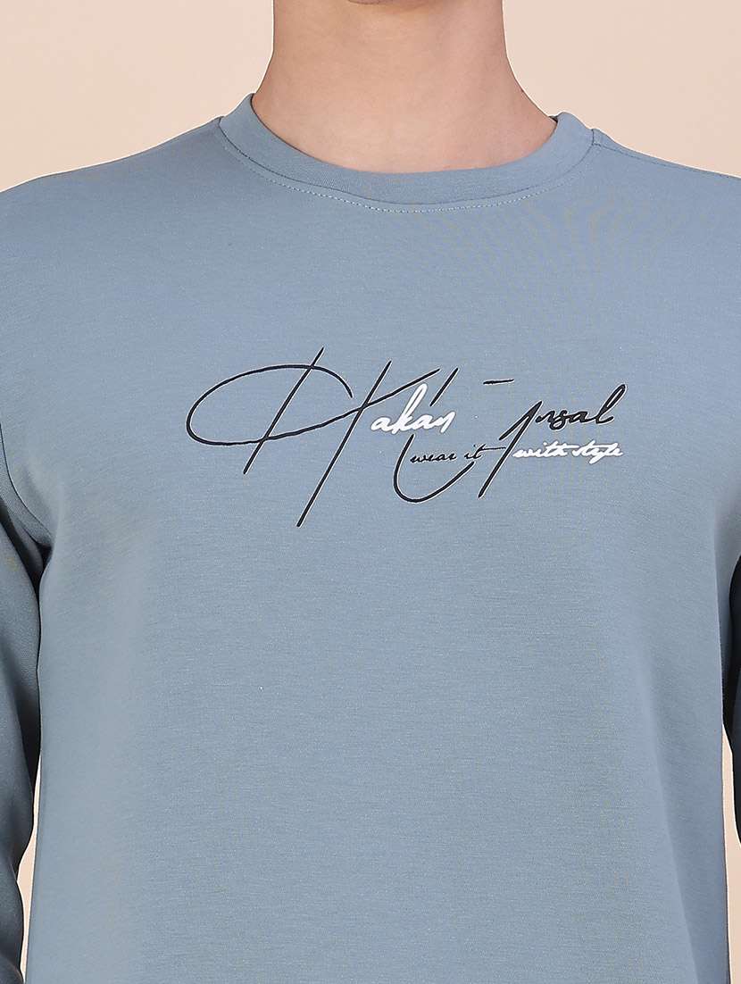 Men Printed Long Sleeves Regular Fit Sweatshirt - 22591729 -  Standard Image - 1