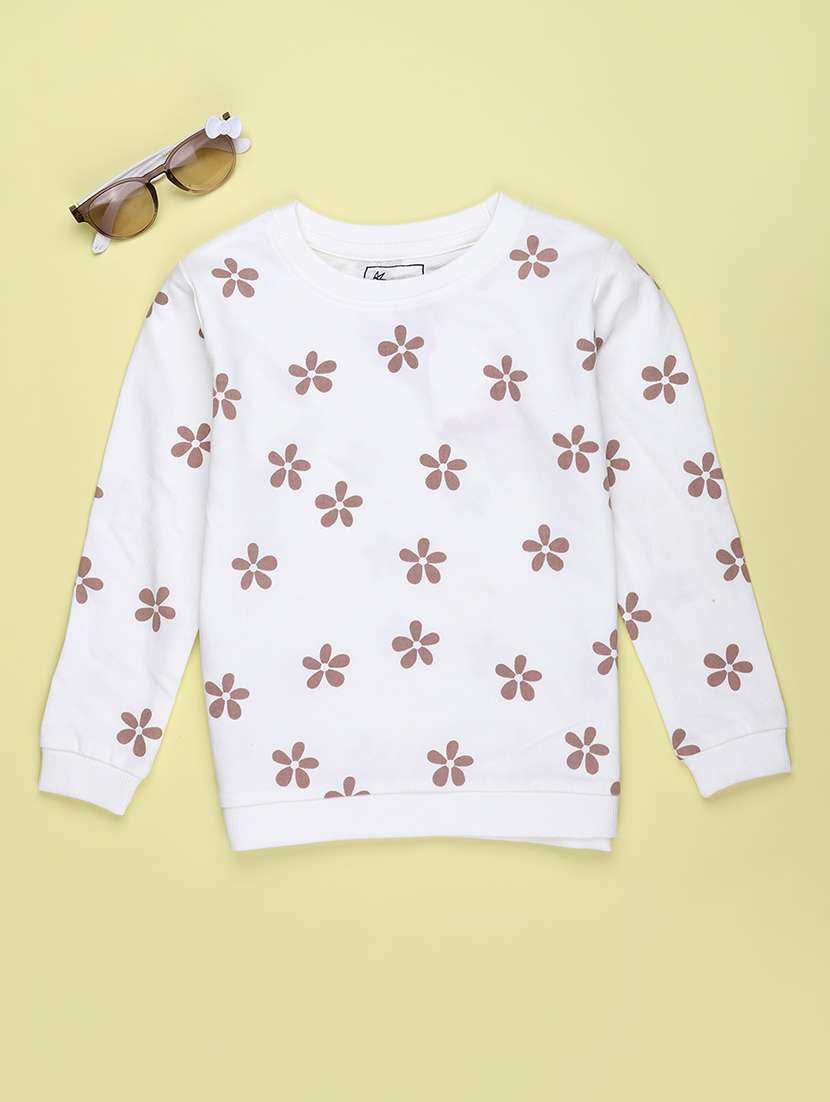 Girls Printed Long Sleeves Regular Sweatshirt - 22591799 -  Standard Image - 1