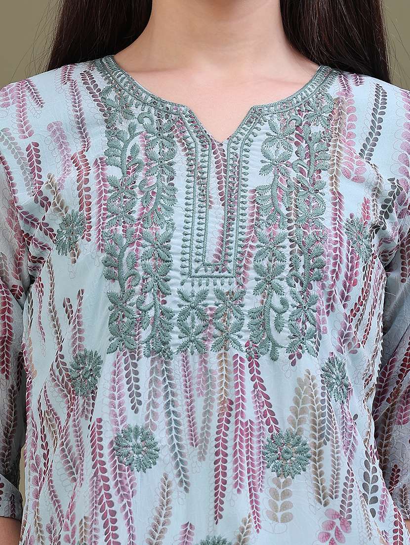 Women Printed Three Quarter Sleeves Regular Top - 22591991 -  Standard Image - 1