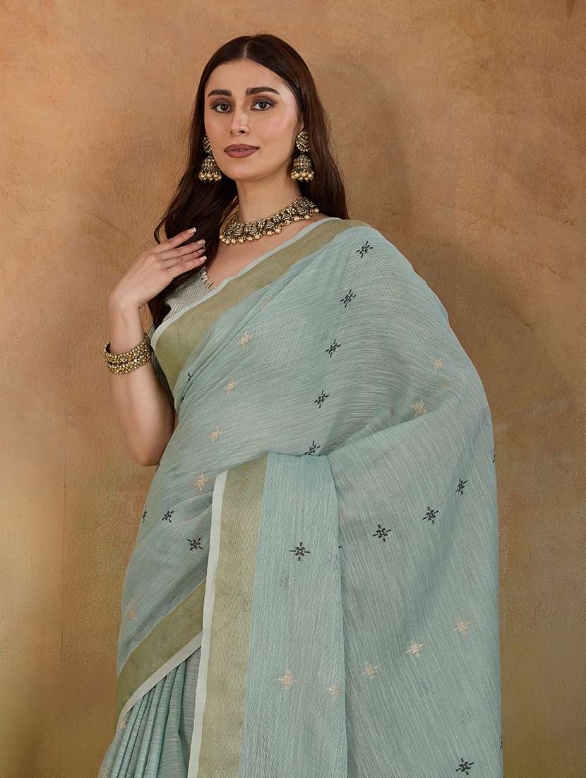women self design handloom saree with blouse - 22592481 -  Standard Image - 1