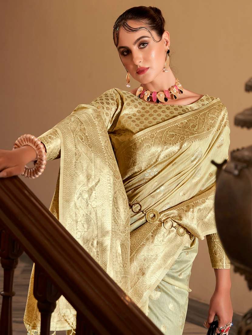 women self design banarasi saree with blouse - 22592694 -  Standard Image - 1