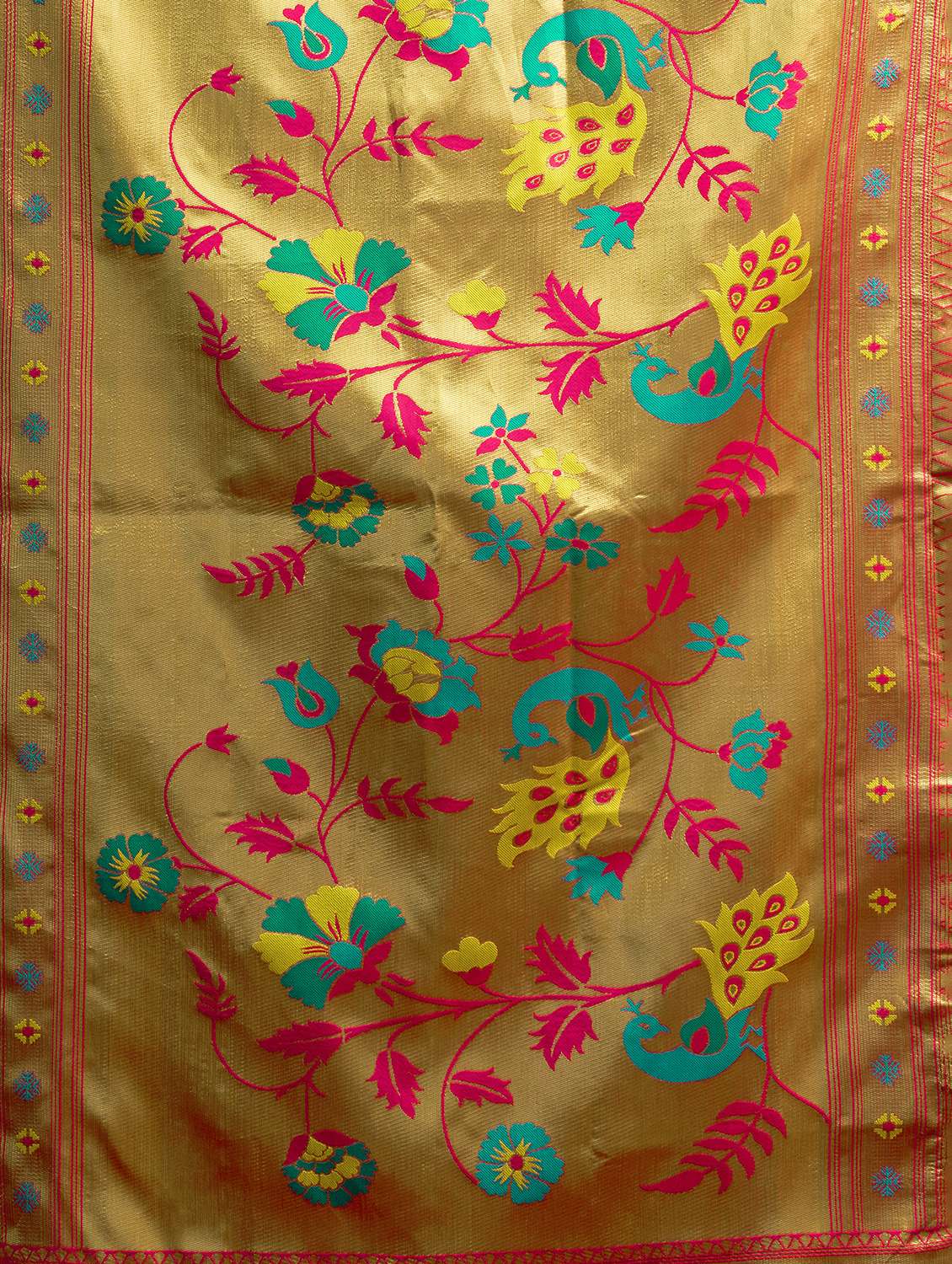 women self design paithani saree with blouse - 22593087 -  Standard Image - 6