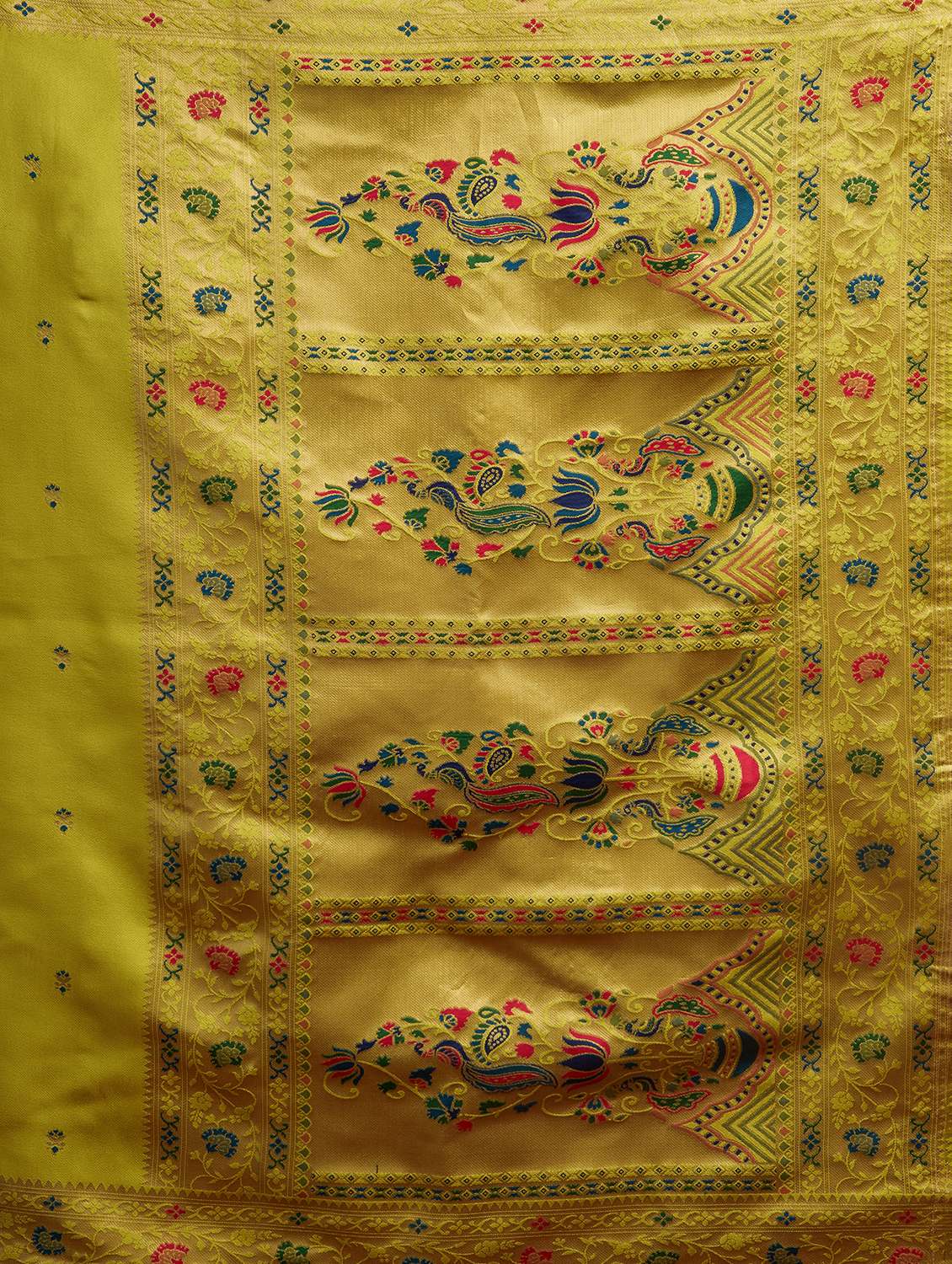 women self design paithani saree with blouse - 22593103 -  Standard Image - 6