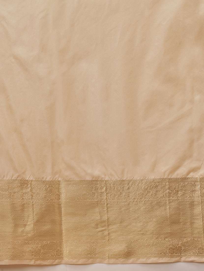 women solid with bordered kasavu saree with blouse - 22593808 -  Standard Image - 4