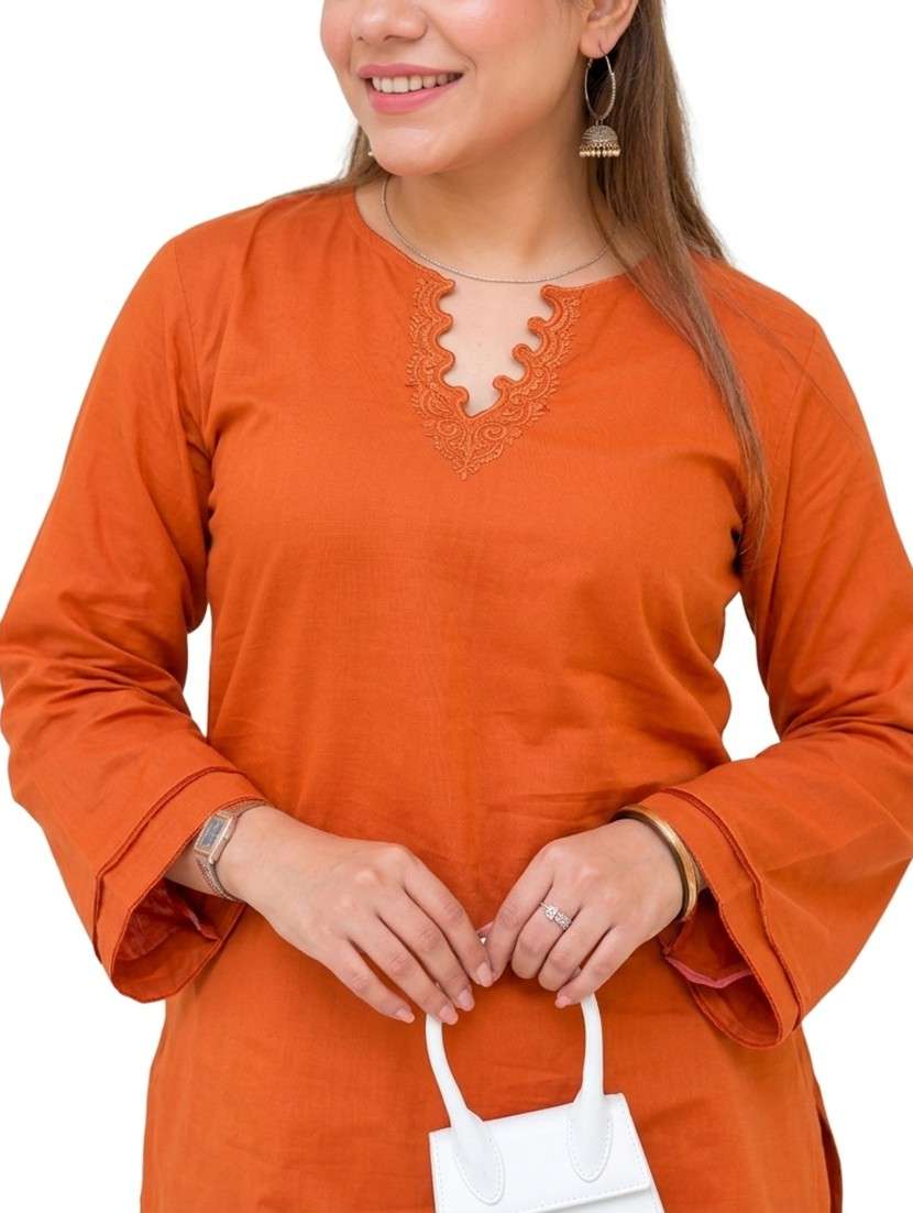 women embroidered long sleeves kurta farshi salwar set - 22593817 -  Standard Image - 1