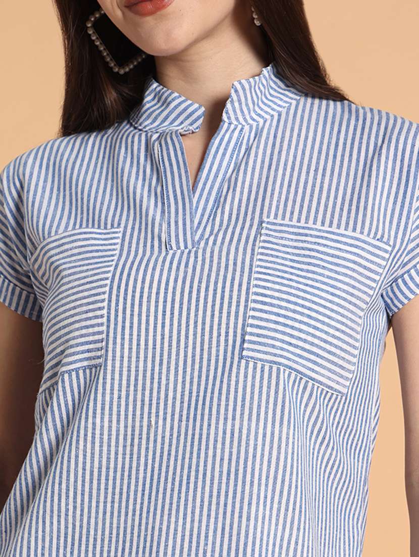 Women Printed Short Sleeves Regular Top - 22594191 -  Standard Image - 1