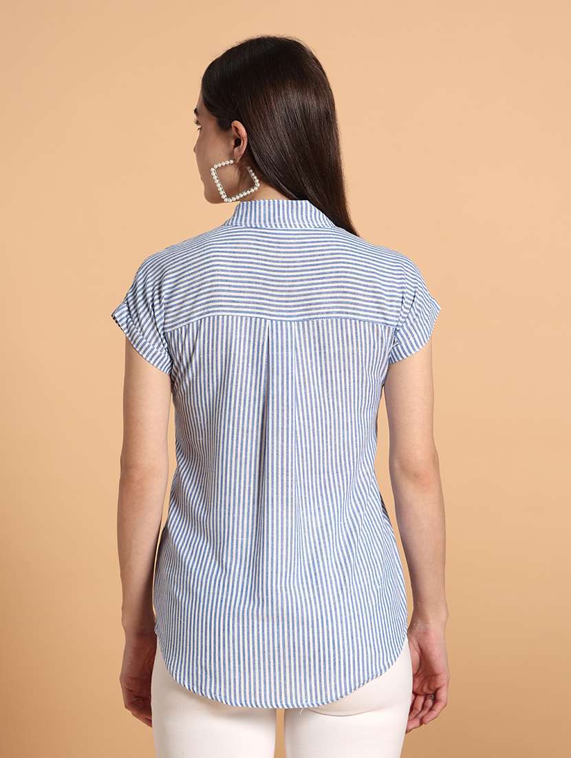 Women Printed Short Sleeves Regular Top - 22594191 -  Standard Image - 4