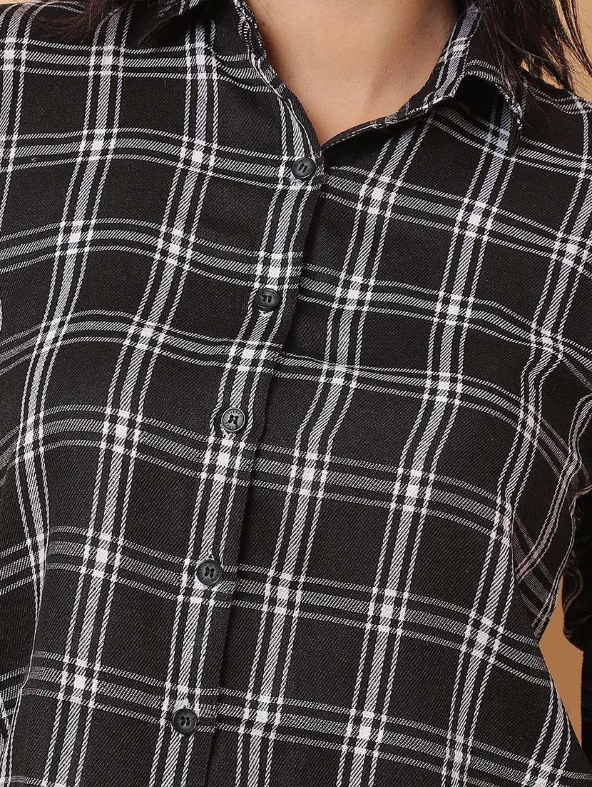women printed long sleeves regular fit shirt - 22594213 -  Standard Image - 1