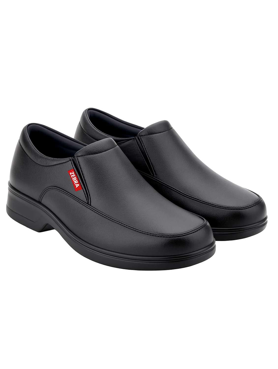 men solid slip on shoes - 22594534 -  Standard Image - 1