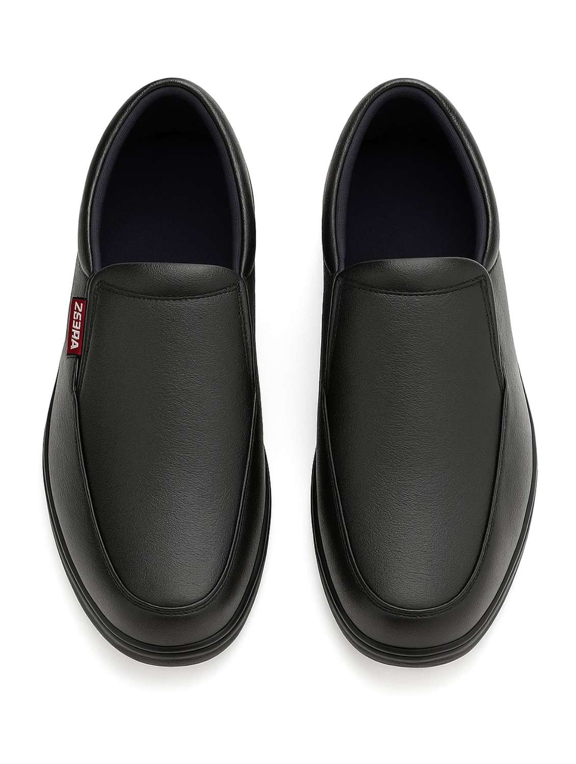 men solid slip on shoes - 22594534 -  Standard Image - 4