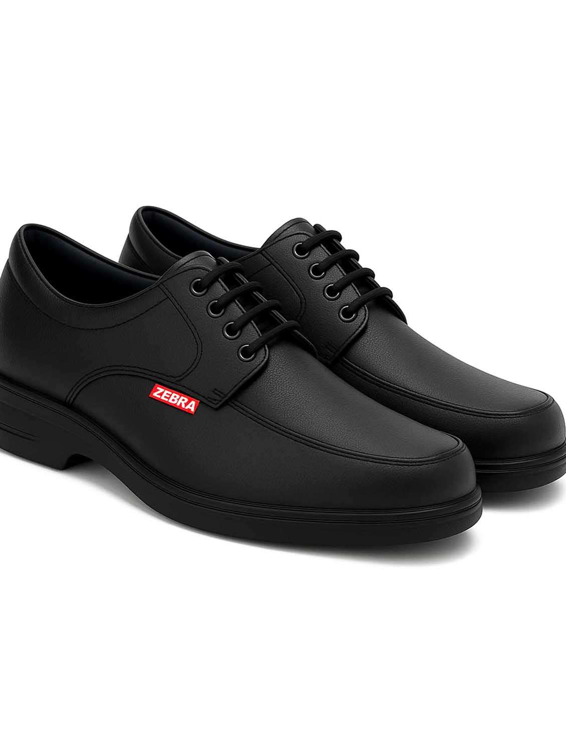 men solid lace up formal shoes - 22594536 -  Standard Image - 1