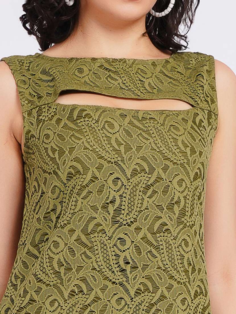 women self design sleeveless straight kurta - 22594610 -  Standard Image - 1