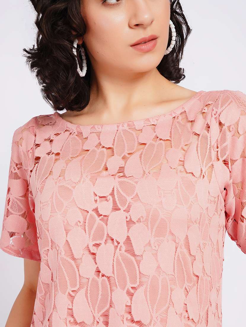 women self design short sleeves straight kurta - 22594612 -  Standard Image - 1
