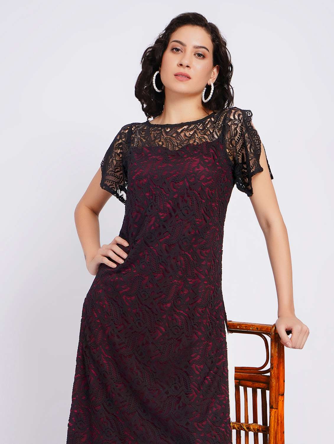 women self design short sleeves straight kurta - 22594613 -  Standard Image - 1