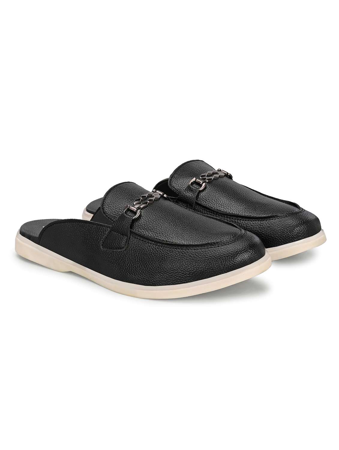 men solid slip on mule - 22594700 -  Standard Image - 1