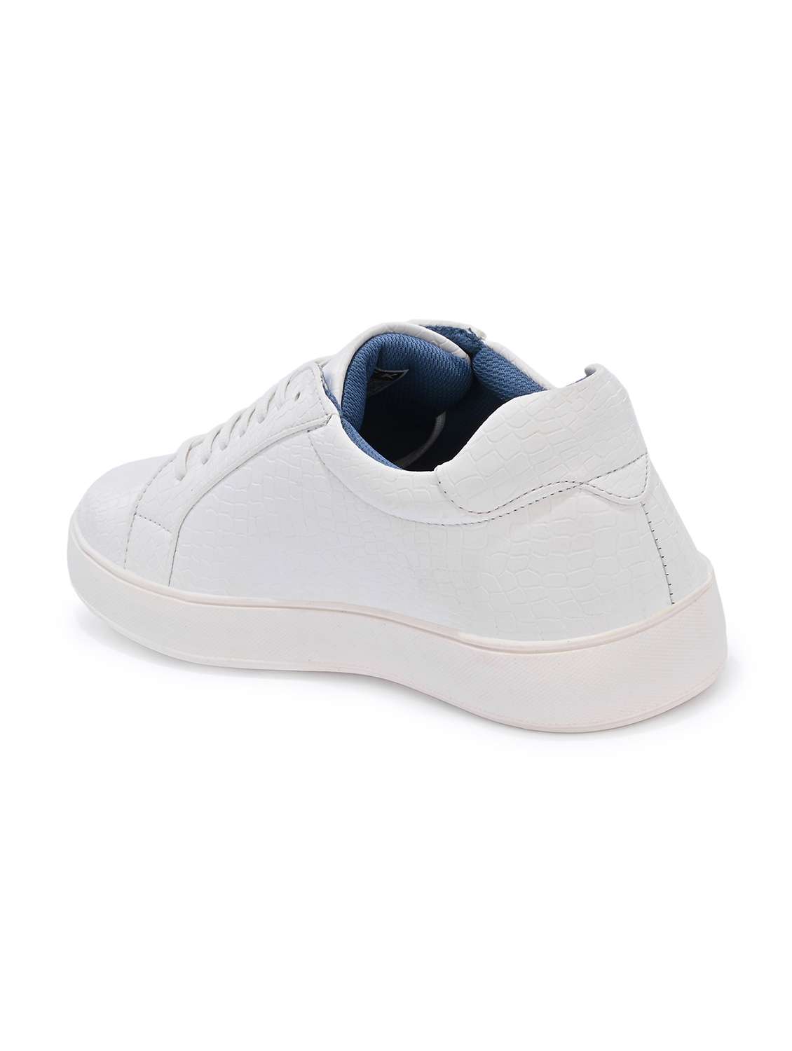 Men White Lace Up Sneaker - 22594711 -  Standard Image - 4